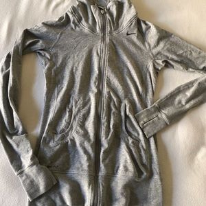 Nike athletic zip up jacket